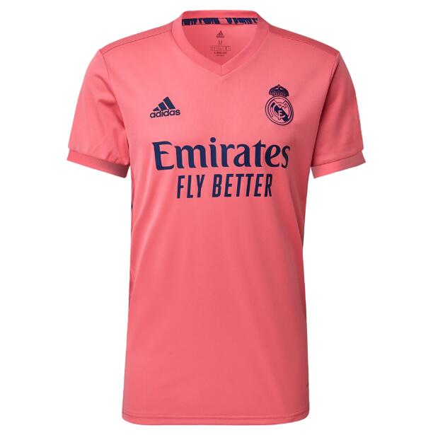 Real Madrid Away Pink Soccer Jersey Shirt 2020/21